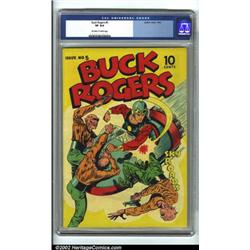 Buck Rogers #5 (Eastern Color, 1943) CGC VF 8.0 Off-white to white pages. This is a really cool b...