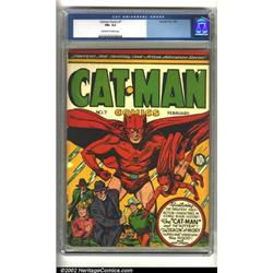 Catman Comics #7 (Holyoke Publications, 1942) CGC FN+ 6.5 Off-white to white pages. Catman comics...