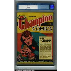 Champion Comics #2 (Harvey, 1939) CGC FN+ 6.5 Off-white pages. Although this book is #2, it is ac...