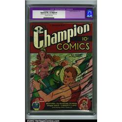 Champion Comics #3 (Harvey, 1940) CGC Apparent FN+ 6.5 Slight(P) Off-white to white pages. Champi...