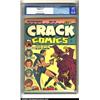 Image 1 : Crack Comics #18 (Quality, 1941) CGC VF/NM 9.0 Off-white to white pages. This nice high-grade cop...