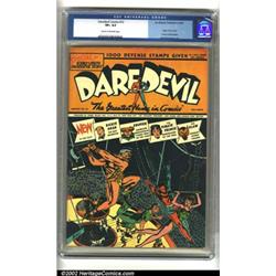 Daredevil Comics #12 (Lev Gleason, 1942) CGC VF+ 8.5 Cream to off-white pages. This issue is pack...