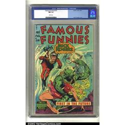 Famous Funnies #210 (Eastern Color, 1954) CGC NM 9.4 White pages. This book is so incredibly beau...