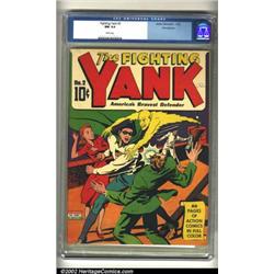 Fighting Yank #2 Pennsylvania pedigree (Nedor Publications, 1942) CGC NM 9.4 White pages. Long co...