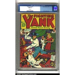 Fighting Yank #17 (Nedor Publications, 1946) CGC NM 9.4 White pages. Cover artist Alex Schomburg...