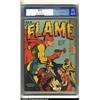 Image 1 : The Flame #1 (Fox, 1940) CGC VF- 7.5 Cream to off-white pages. Lou Fine draws this magnificent co...