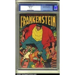 Frankenstein #2 Mile High pedigree (Prize, 1946) CGC NM- 9.2 Off-white pages. One of the gems of...
