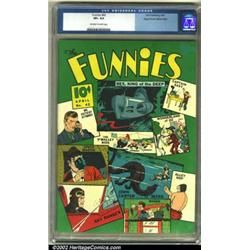 Funnies #42 Mile High pedigree (Dell, 1940) CGC VF+ 8.5 Off-white to white pages. From the Colora...