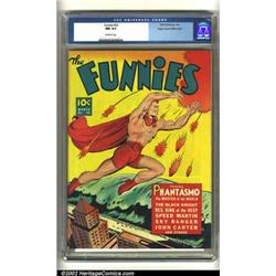 Funnies #53 Mile High pedigree (Dell, 1941) CGC NM 9.4 Off-white pages. See Phantasmo, Master of...