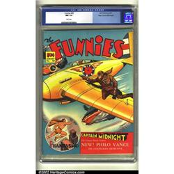 Funnies #58 Mile High pedigree (Dell, 1941) CGC NM 9.4 White pages. This amazing pedigree copy co...
