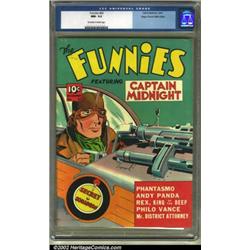 Funnies #62 Mile High pedigree (Dell, 1941) CGC NM- 9.2 Off-white to white pages. Captain Midnigh...