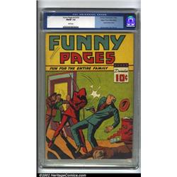 Funny Pages Vol. 3 #10 Mile High pedigree (Centaur, 1939) CGC FN/VF 7.0 White pages. Not long aft...