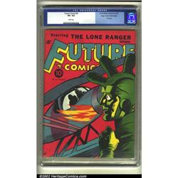 Future Comics #4 Mile High pedigree (David McKay Publications, 1940) CGC VF+ 8.5 White pages. Thi...