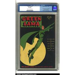 Green Lama #1 (Spark Publications, 1944) CGC VF 8.0 Light tan to off-white pages. Vying for recog...