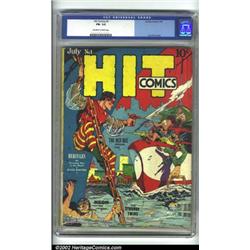Hit Comics #1 (Quality, 1940) CGC FN- 5.5 Off-white to white pages. One of the greatest artistic...