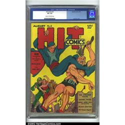 Hit Comics #2 (Quality, 1940) CGC VF+ 8.5 Cream to off-white pages. Lou Fine stretches the bounda...