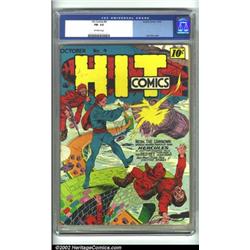 Hit Comics #4 (Quality, 1940) CGC FN- 5.5 Off-white pages. Neon the Unknown stops an invasion col...