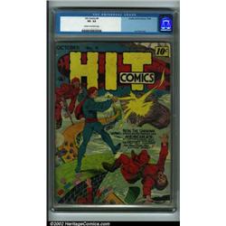 Hit Comics #4 (Quality, 1940) CGC VG- 3.5 Cream to off-white pages. Yet another killer Lou Fine c...