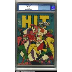 Hit Comics #6 (Quality, 1940) CGC FN+ 6.5 Off-white pages. Lou Fine shows why he is considered a...