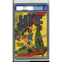 Hit Comics #16 (Quality, 1941) CGC VF+ 8.5 Cream to off-white pages. A truly awe inspiring Lou Fi...