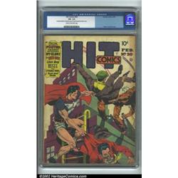 Hit Comics #20 (Quality, 1942) CGC VG- 3.5 Cream to off-white pages. This issue has a terrific co...