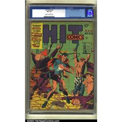 Hit Comics #23 (Quality, 1942) CGC VG 4.0 Cream to off-white pages. Wow! The Crandall Nazi Gestap...