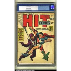 Hit Comics #24 (Quality, 1942) CGC VG+ 4.5 Off-white to white pages. This issue features the last...