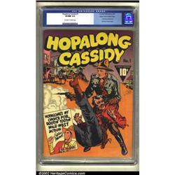 Hopalong Cassidy #1 Mile High pedigree (Fawcett, 1943) CGC VF/NM 9.0 Off-white to white pages. On...