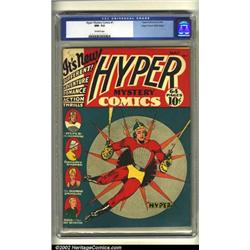 Hyper Mystery Comics #1 Mile High pedigree (Hyper Publications, 1940) CGC NM- 9.2 Off-white pages...