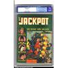 Image 1 : Jackpot Comics #5 (MLJ, 1942) CGC VF- 7.5 Off-white to white pages. Hitler, Tojo and Mussolini ar...