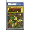 Image 1 : Jackpot Comics #7 (MLJ, 1942) CGC VF+ 8.5 Off-white to white pages. Black Hood and Steel Sterling...