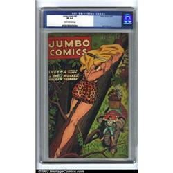Jumbo Comics #82 (Fiction House, 1945) CGC VF 8.0 Cream to off-white pages. In a series that is f...