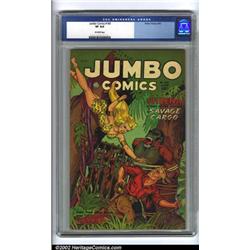 Jumbo Comics #160 (Fiction House, 1952) CGC VF 8.0 Off-white pages. This terrific cover has an ap...