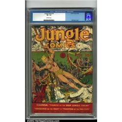 Jungle Comics #6 (Fiction House, 1940) CGC VF- 7.5 Off-white pages. An outstanding cover by Will...