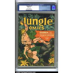 Jungle Comics #41 (Fiction House, 1943) CGC NM- 9.2 Cream to off-white pages. This incredible cov...