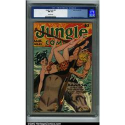Jungle Comics #63 (Fiction House, 1945) CGC NM- 9.2 Off-white pages. The raven-haired beauty has...
