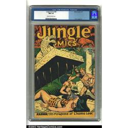 Jungle Comics #86 (Fiction House, 1947) CGC NM 9.4 Cream to off-white pages. Kaanga jumps to the...