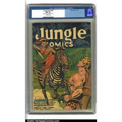 Jungle Comics #89 (Fiction House, 1947) CGC NM 9.4 Off-white pages. Kaanga has just moments to es...
