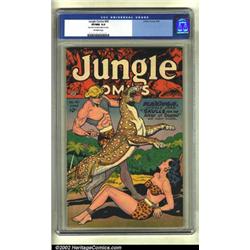 Jungle Comics #90 (Fiction House, 1947) CGC VF/NM 9.0 Off-white pages. Another fantastic bondage...