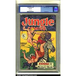 Jungle Comics #108 (Fiction House, 1948) CGC VF 8.0 Off-white pages. This issue has another incre...