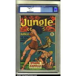 Jungle Comics #123 (Fiction House, 1950) CGC NM- 9.2 White pages. From out of the depths of the s...