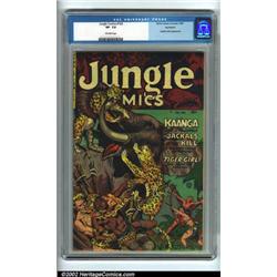 Jungle Comics #163 Northford pedigree (Fiction House, 1954) CGC VF- 7.5 Off-white pages. This stu...