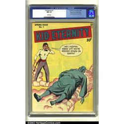 Kid Eternity #1 Mile High pedigree (Quality, 1946) CGC NM 9.4 White pages. This fantastic Mile Hi...