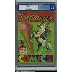 Lone Ranger Comics #1 Poster Variant (Lone Ranger Inc., 1939) CGC FN+ 6.5 Off-white to white page...