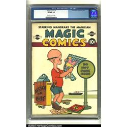 Magic Comics #1 (David McKay Publications, 1939) CGC VF/NM 9.0 Off-white to white pages. This pre...