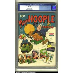 Major Hoople Comics #1 Mile High pedigree (Nedor Publications, 1943) CGC NM 9.4 Off-white to whit...
