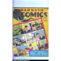 Mammoth Comics #1 (Whitman Publishing Co., 1938) Condition: VG. This 84-page oversized black and...