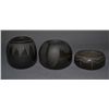 Image 4 : THREE SANTA CLARA POTTERY BOWLS