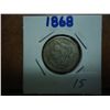 Image 1 : 1868 THREE CENT PIECE (NICKEL)