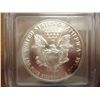 Image 2 : 1992 AMERICAN SILVER EAGLE ICG MS69 TONING SPOT ON